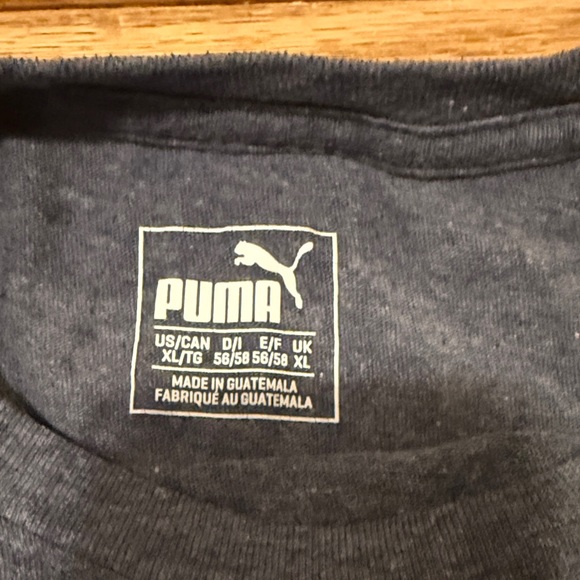PUMA Men's Blue Short Sleeve Tee - Picture 2 of 5